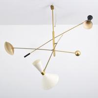 Large Chandelier, Manner of Gino Sarfatti - Sold for $2,000 on 05-02-2020 (Lot 144).jpg